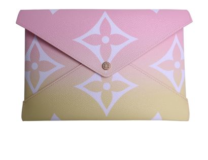 Large 'By The Pool' Kirigami Pouch, front view